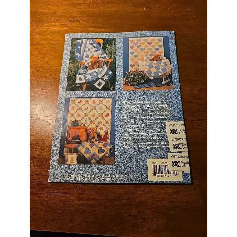 Quincy Bears Book of Baby Quilts By Jennifer Lokey & Karen Roossein